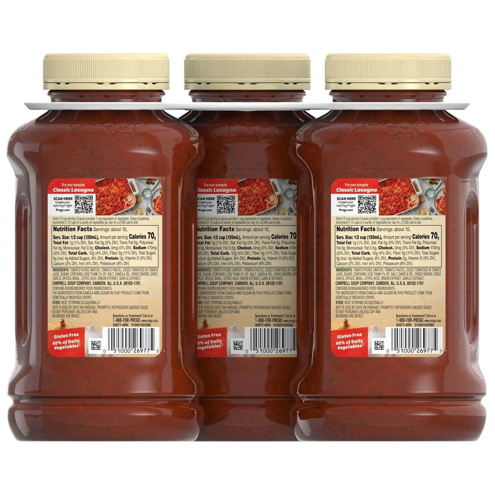Prego Traditional Italian Sauce, 45 oz., 3 pk. - USA MEGA SHOP