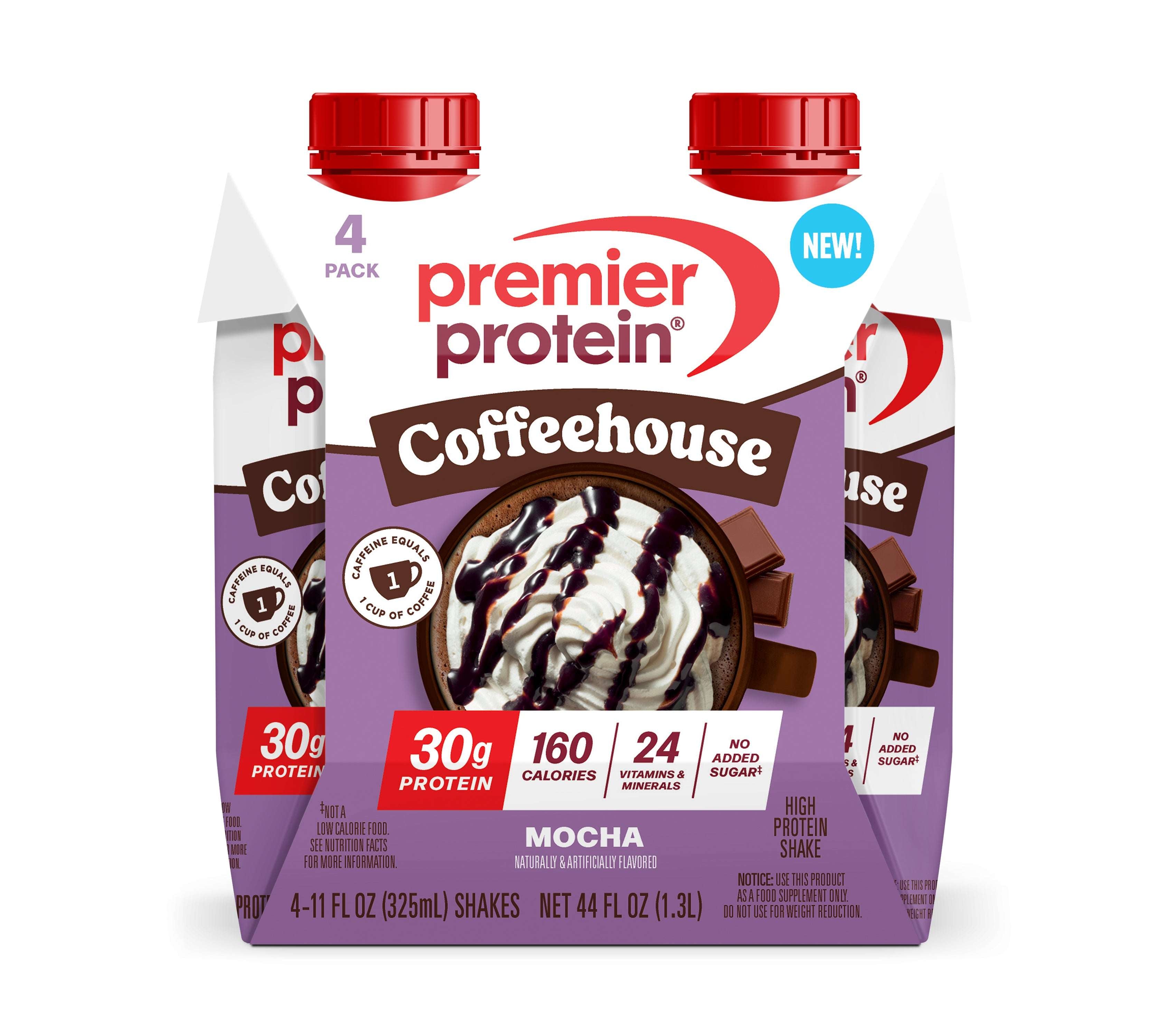 Premier Protein Shake, Coffeehouse Caramel Machiatto, 30g Protein, 11 Fl Oz, 4 Ct