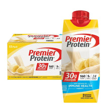 Premier Protein protein shake cartons, bananas & cream flavor