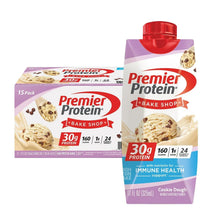 Premier Protein Cookie Dough protein shake set, 15 pack plus single, 30g protein