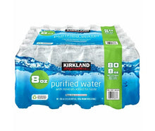 8 oz purified water bottle multipack, 80-pack with mineral added taste