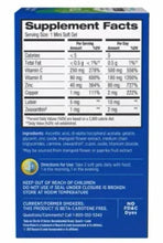 AREDS 2 eye vitamin supplement Supplement Facts panel with ingredient and dosage table