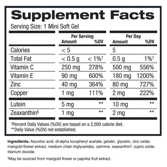 PreserVision AREDS 2 Formula, 210 Soft Gels