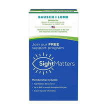 PreserVision AREDS 2 back panel with SightMatters support program logo