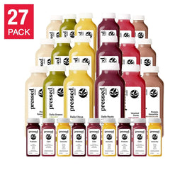 Pressed Juicery 3-day Juice + Protein Cleanse - 27 bottles, 18 Juices & 9 Shots - USA MEGA SHOP