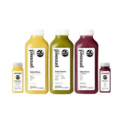 Pressed Juicery 7 Day- Daily Wellness Variety Pack - 35 bottles, 21 Juices & 14 Shots