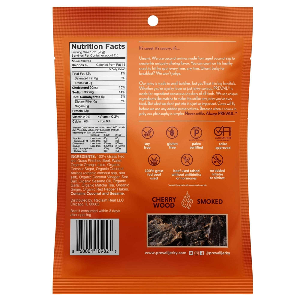 Prevail Variety Grass Fed Beef Jerky 10-pack - USA MEGA SHOP
