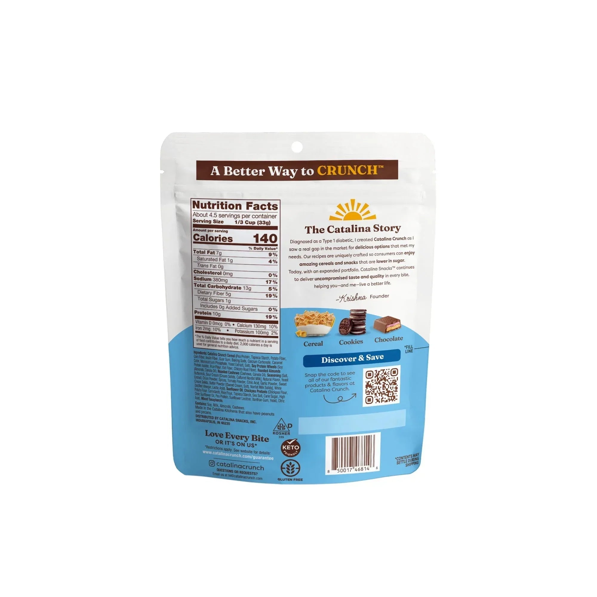 Catalina Crunch Protein Snack Mix, 5.25 oz