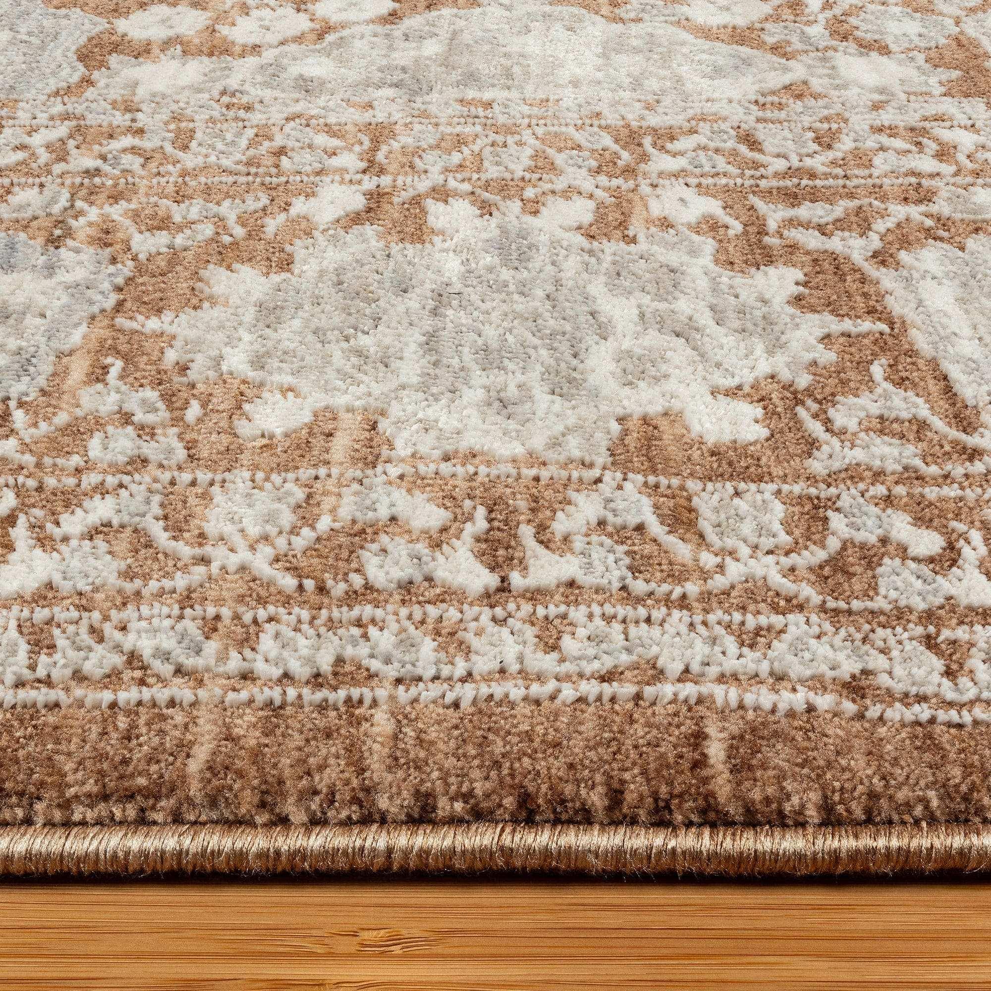 Prima Area Rug Collection, Eta Rust - USA MEGA SHOP