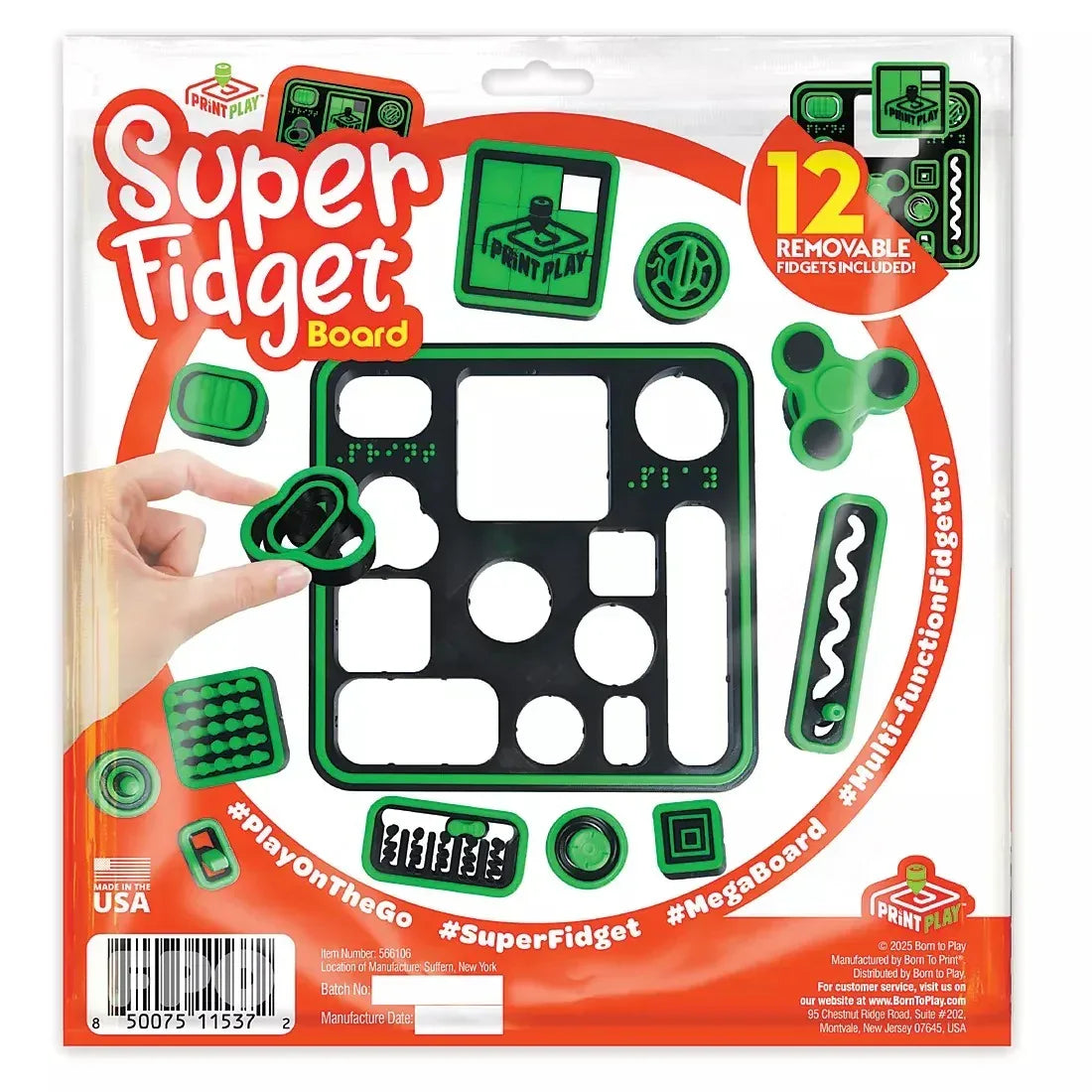 Print Play Mega Fidget Board