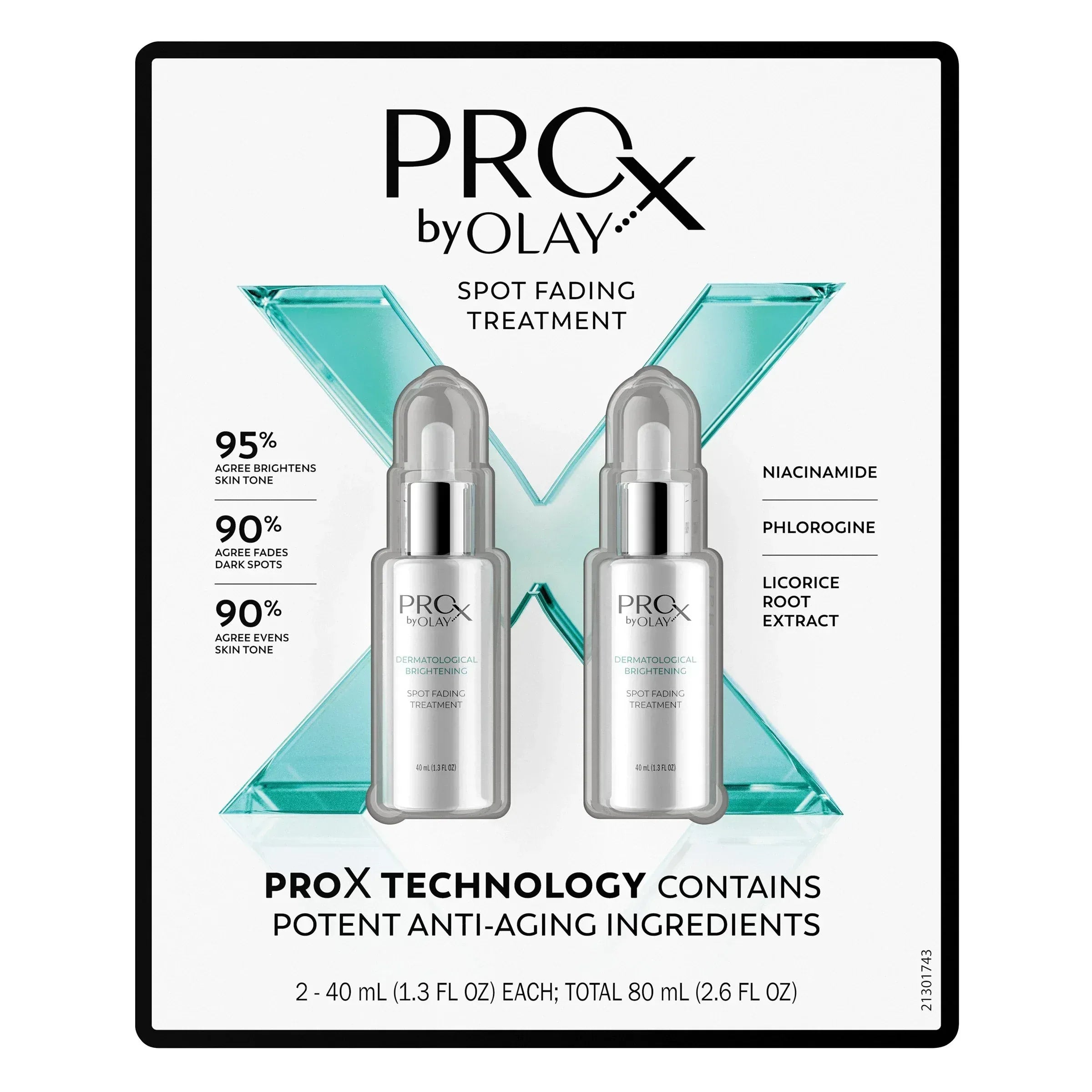 ProX by Olay Spot Fading Treatment, 1.3 fl oz, 2-pack