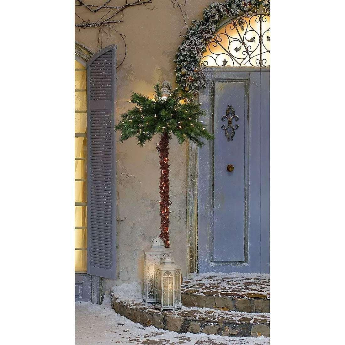 Puleo International 6' Lighted Palm Tree