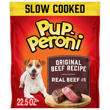 Dog treat bag, Slow Cooked Original Beef Recipe, real beef, 22.5 oz