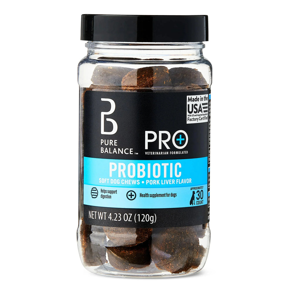 Pure Balance Pro+ Probiotic, Digestion Support, Dog Soft Chews, 30 Count - USA MEGA SHOP