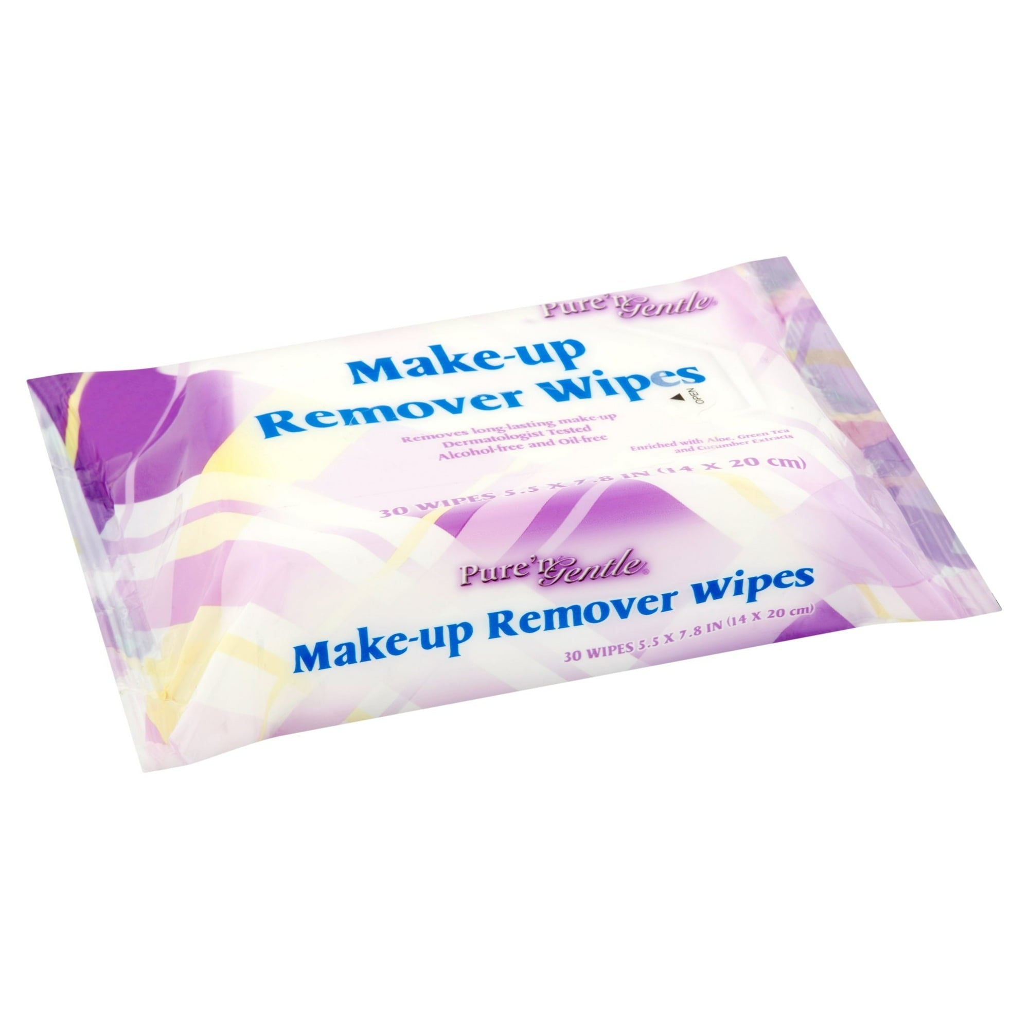 Pure'n Gentle Make-up Remover Wipes, 30 sheets
