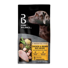 Pure Balance Chicken & Brown Rice Recipe Dry Dog Food, 15 lbs
