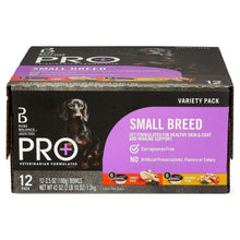 Small breed wet dog food variety pack box, 12 cups, turkey and chicken stew