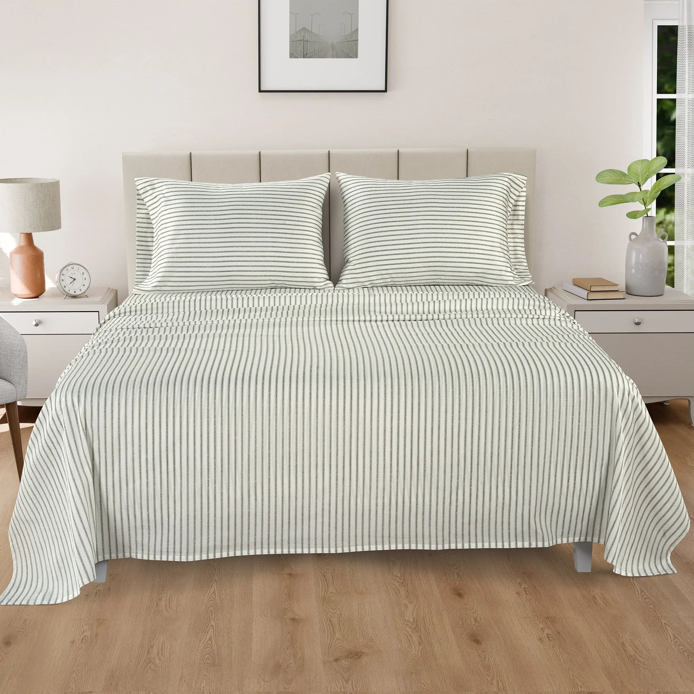 Pure Earth Organic 300 Thread Count 6-piece Sheet Set - USA MEGA SHOP