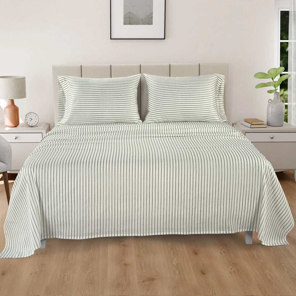 Pure Earth Organic 300 Thread Count 6-piece Sheet Set - USA MEGA SHOP