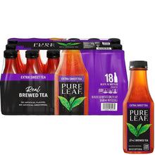 Pure Leaf extra sweet iced tea multipack with bottles, 18 x 16.9 fl oz