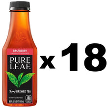 Raspberry Pure Leaf real brewed tea bottle, 18-pack count