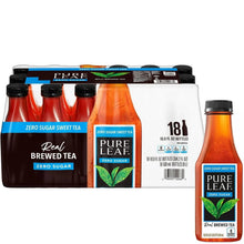 Pure Leaf zero sugar sweet tea multipack carton with 18 bottles