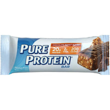 Gluten-free protein bar wrapper, Chocolate Peanut Butter, blue and white