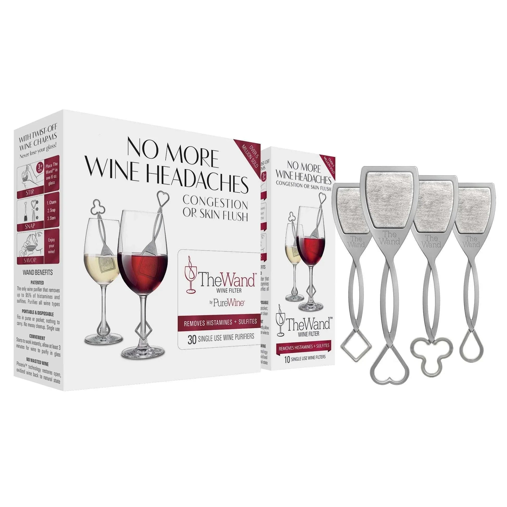 PureWine The Wand 40-pack, Wine Purifiers - USA MEGA SHOP