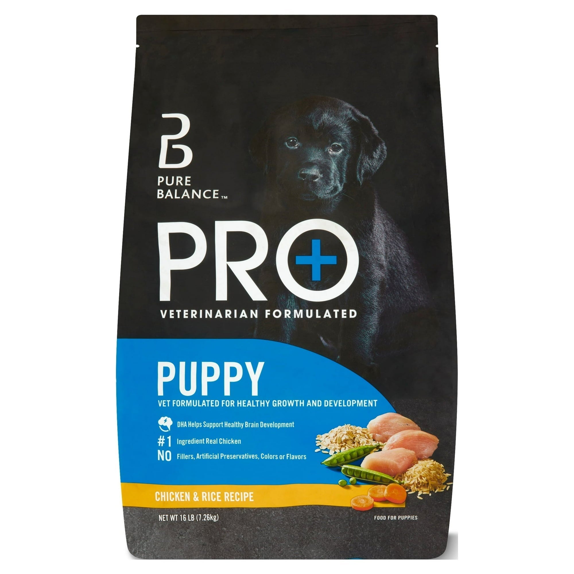 Pure Balance Pro+ Puppy Chicken & Rice Recipe Dry Dog Food for Puppies