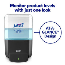 Foam soap refill with clear window design and low level indicator