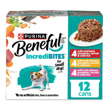 Purina Beneful IncrediBites wet dog food box, 12-can variety pack