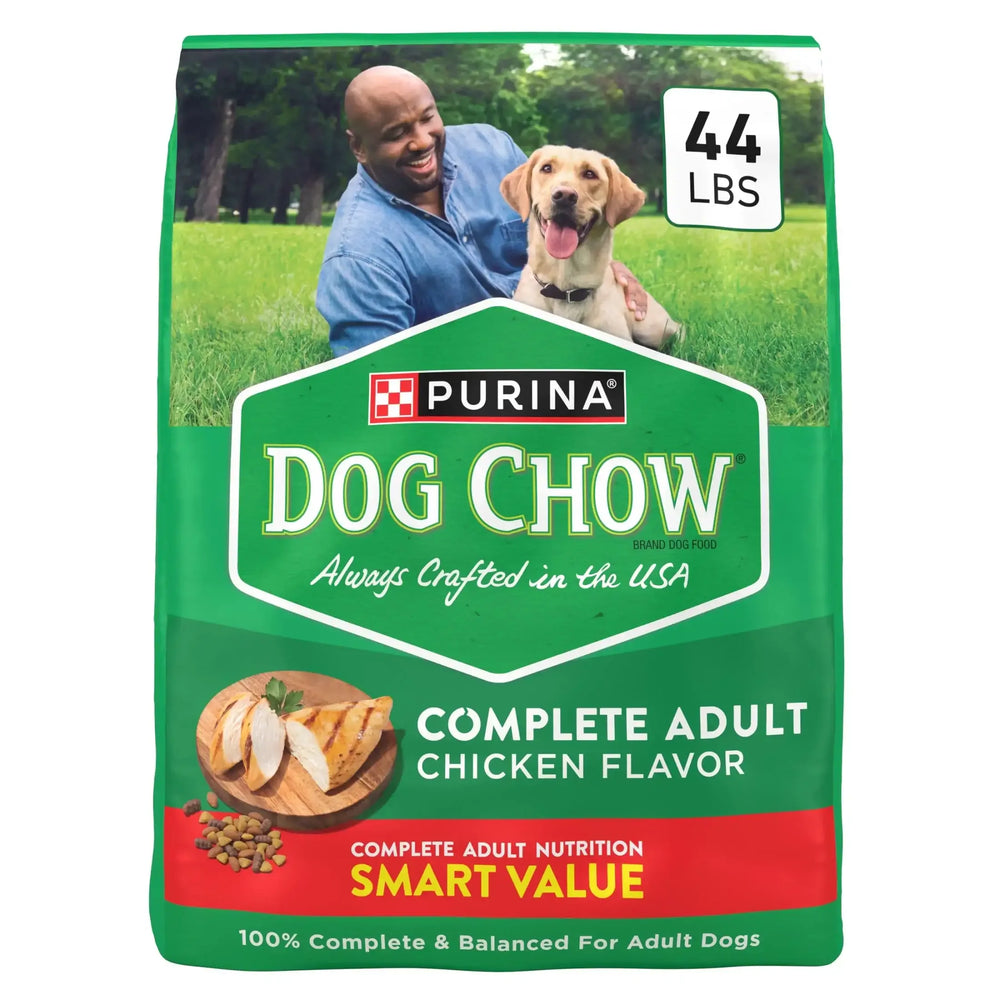 Purina Dog Chow Complete, Dry Dog Food for Adult Dogs High Protein, Real Chicken - USA MEGA SHOP