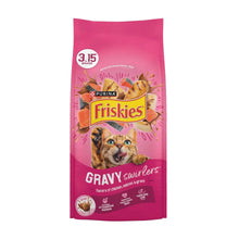 Purina Friskies Gravy Swirlers dry cat food bag, 3.15 lb