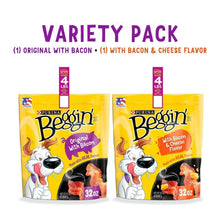 Purina Beggin' variety pack with original bacon and bacon & cheese flavor pouches