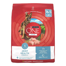 Red dry dog food bag for joint health, 16.5 lbs