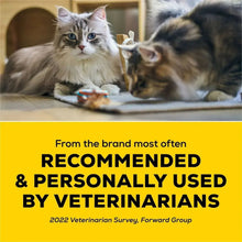 Purina Tidy Cats cat litter packaging with two cats