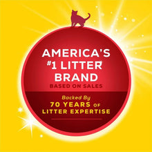 Purina Tidy Cats America’s #1 litter brand badge on cat litter packaging