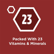 Purina Dog Chow 23 vitamins and minerals badge on dog food bag