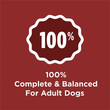 Purina Dog Chow 100% complete and balanced for adult dogs badge