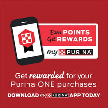 Purina ONE rewards card with smartphone and download my Purina app text