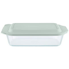 Pyrex Deep Glass Baking Dish with Lid, 7 x 11"