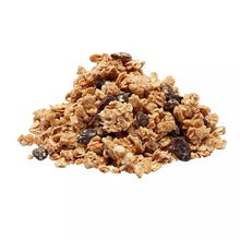 Granola clusters with oats, raisins, and almonds