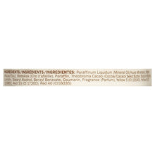 Ingredients text on Queen Helene Cocoa Butter Crème lotion jar