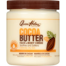 Queen Helene Cocoa Butter Face & Body Crème lotion jar with brown cap