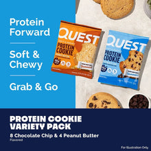 Protein cookie variety pack with soft & chewy grab-and-go bags and cookies