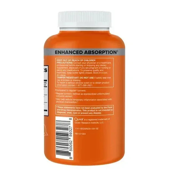 Qunol Turmeric 1,500 mg., 220 Capsules