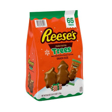REESE'S Trees milk chocolate peanut butter candy bag, 65 snack-size pieces.