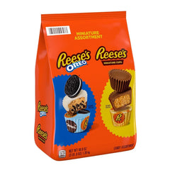REESE'S Miniatures Oreo and Original Peanut Butter Cups Candy, 48.8 oz. - USA MEGA SHOP