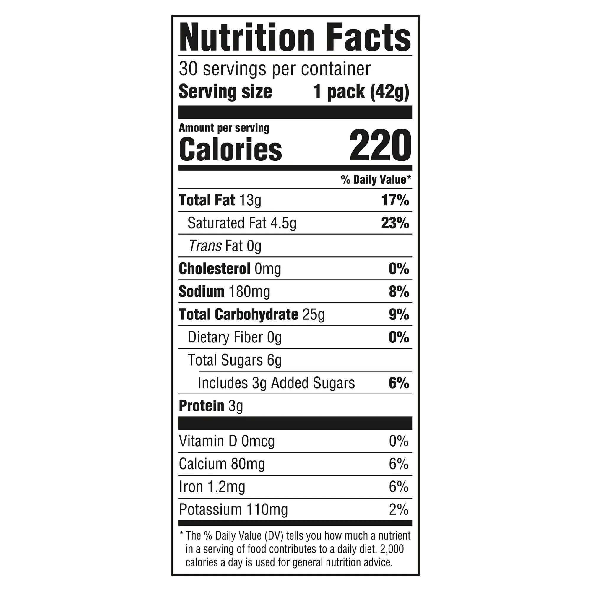 RITZ Bits Cracker Sandwiches, Cheese, 1.5 oz, 30-count
