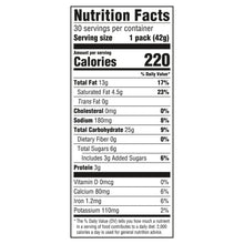 Nutrition facts panel for cheese cracker sandwiches, serving size 1 pack (42 g)